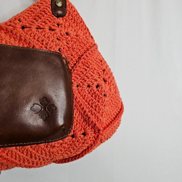 NWT PATRICIA NASH Marti Diamond Crotchet Shoulder Bag APRICOT & TAN BROWN Boho - Picture 10 of 12